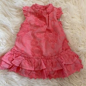 NWT 🆕 Janie and Jack floral lined cap sleeve dress with bloomers
